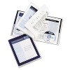 Avery Flexi-View Six-Pocket Polypropylene Organizer 150-Sheet Cap. Translucent/Navy 47696 - image 2 of 4