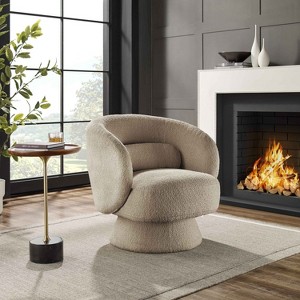 MINIMORE Modern Style Swivel Accent Chair - 1 of 4