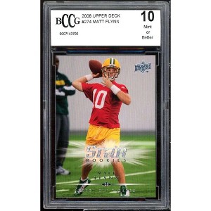 Matt Flynn Rookie Card 2008 Upper Deck #274 BGS BCCG 10 - 1 of 2