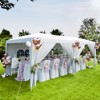 10 x 20Ft Pop Up Canopy Tent with 6 Removable Sidewalls, Waterproof and UV Protection 50+ for Outdoor Sun Shelter - 4 of 4