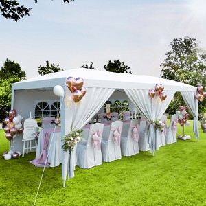 Garvee 10x20 Pop Up Canopy Tent with 6 Removable Sidewalls, Easy Up Outdoor Canopy Tents for Parties with 3 Adjustable Heights, Stakes X18, Ropes X6 - 1 of 4