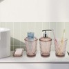 Unique Bargains Transparent Bathroom Accessories Set 1 Set - 4 of 4