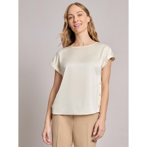 Jones New York Plus Size Button Detail Blouse - 1 of 3