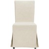 Suzie 18" H Slipcover Dining Chair (Set of 2) - HUD4207 - Beige - Safavieh Couture - 2 of 4