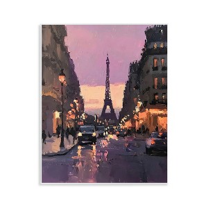 Stupell Industries Twilight in Paris Streets Wall Plaque Art - 1 of 4