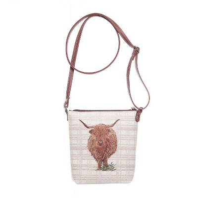 Signare USA Highland Cow Brown Sling Bag Purse Crossbody — фото 2