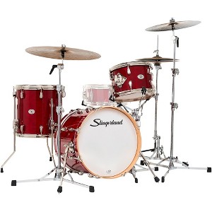 Slingerland Studio King 3-Piece Shell Pack with 18" Bass Drum Royal Crimson Lacquer - 1 of 4