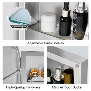 CSBDHOME 16" W x 24" H Framed Medicine Cabinet - 1 of 4