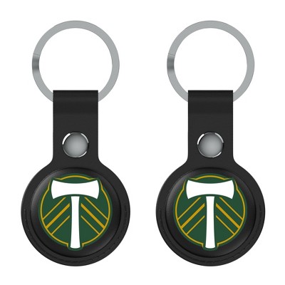 Keyscaper MLS Western Conference Teams Insignia Black Airtag Holder 2-Pack