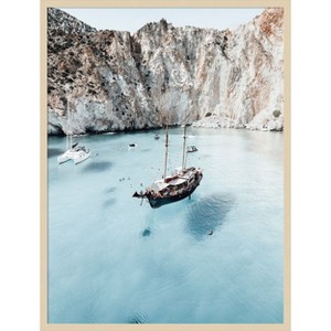 Amanti Art Milos Illusions by Bella Eve Wood Framed Wall Art Print - 1 of 4