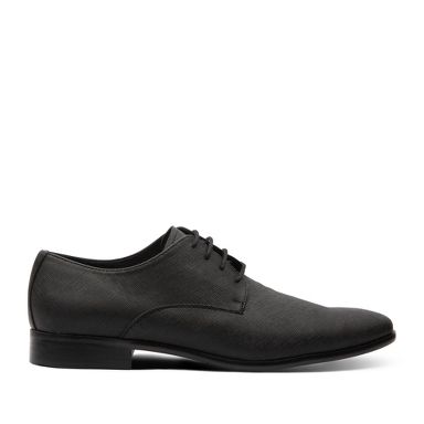Gordon Rush Men’s Black Leather Oxfords Dress Shoes Size 11 RUSH Gordon Rush Mens Synthetic Leather Plain Toe Dress Shoe  main image 3