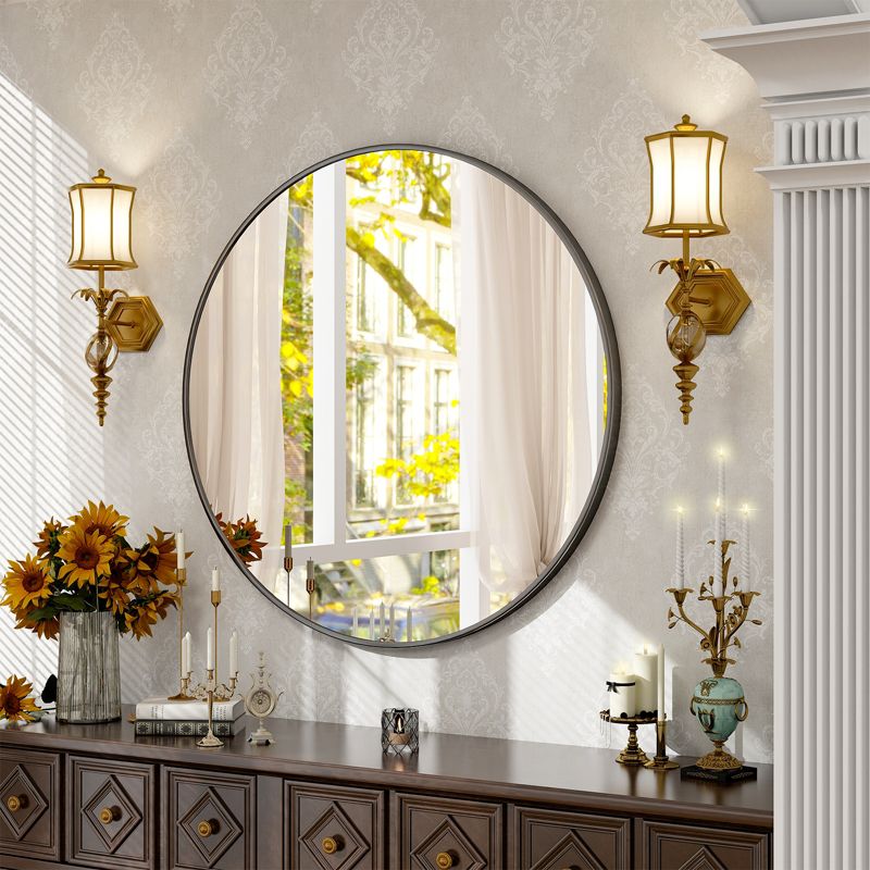BEAUTYPEAK Round Bathroom Vanity Mirrors, 1 of 4