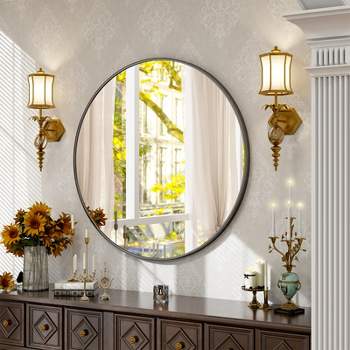 BEAUTYPEAK Round Bathroom Vanity Mirrors
