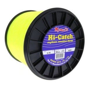 Momoi Hi-Catch Nylon Monofilament Line 1 Pound Spool Blue, 80# - 1 of 3