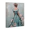 Stupell Industries Floral Woman in Gown Canvas Wall Art - 3 of 4