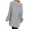Imily Bela Womens Cardigan Solid Color Long Sleeve Open Front Chunky Knit Sweater Outwear - 4 of 4