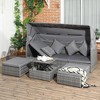 Resenkos 4-Piece Wicker Furniture Set , Outdoor Sectional Furniture, - 3 of 4
