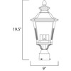 Maxim Lighting Knoxville 3 - Light Post Light in  Bronze - 4 of 4