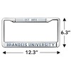 Brandeis University Full Size Standard License Plate Metal Frame - image 4 of 4