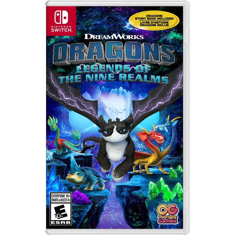 DreamWorksDragons: Legends of the Nine Realms - Nintendo Switch: Adventure Game, Single Player, E10+, 1 of 12