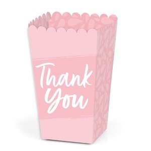 Big Dot of Happiness Pink Elegantly Simple - Guest Party Favor Popcorn Treat Boxes - Set of 12 - 1 of 4