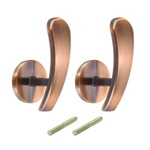 Unique Bargains Aluminum Alloy Office Decorative Wall Mounted Curtain Holdback - 1 of 4