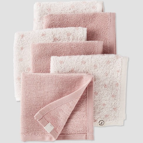 Pink washcloths online