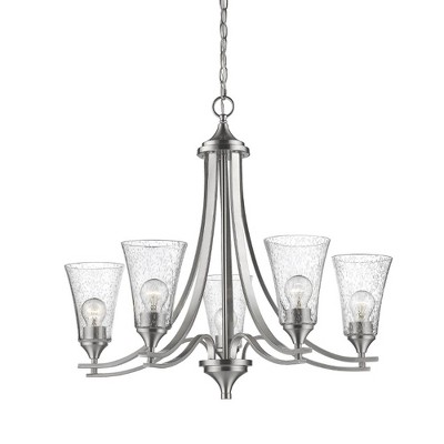 Millennium Lighting Natalie 5 - Light Chandelier in  Satin Nickel