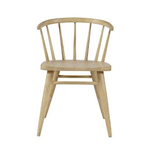 Jofran,Fitz Traditional Solid Wood Curved Back Spindle Dining Chair (Set of 2) - 1 of 4