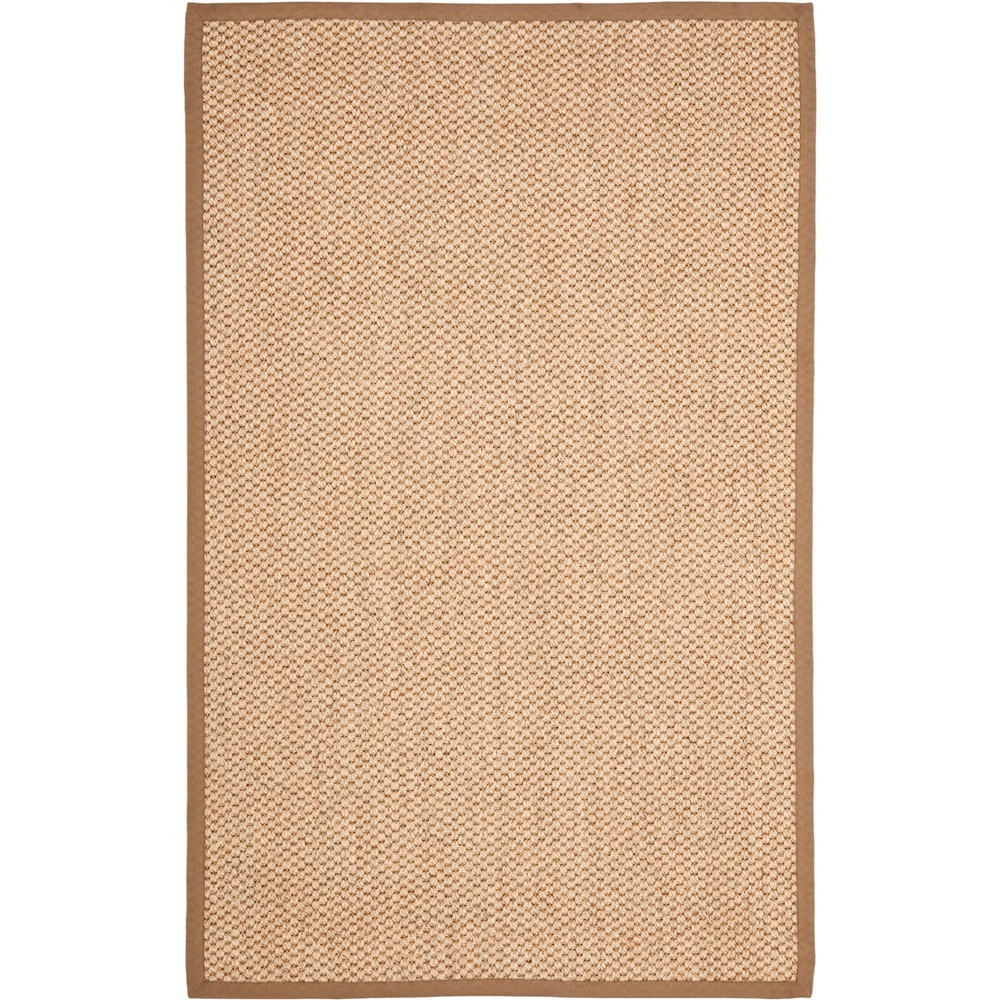 6'x9' Solid Loomed Area Rug Natural - Safavieh