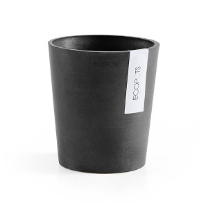 Ecopots Morinda Durable Modern Round Indoor/Outdoor Recycled-Based Composite Orchid Flower Planter - 1 of 4