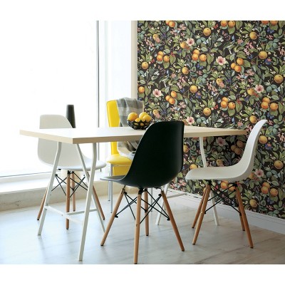 Citrus Botanical Floral Peel and Stick Wallpaper, 20.5" x 18ft