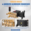 High Pressure Water Pump 4400 PSI 4 GPM, 1" Shaft Replacement Pump for Power Washer with Unloader Valve - 3 of 4