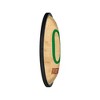 College Basketball Hardwood Design Oval Slimline Lighted Wall Sign - 3 of 4