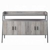 52" Metal Modern Industrial 4-Door TV Stand with 1 Shelf for TVs up to 50 Inches for Living Room and Bedroom - 4 of 4