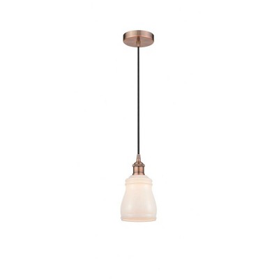 Ellery - 1 Light Cord Hung Mini Pendant In Nautiical Style-9.75 Inches Tall and 4.5 Inches Wide