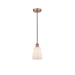 Ellery - 1 Light Cord Hung Mini Pendant In Nautiical Style-9.75 Inches Tall and 4.5 Inches Wide - 1 of 1