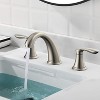 Coucheta 8" Widespread Bathroom Faucets - 3-Hole Design with Pop-Up Drain & cUPC Hoses in Multiple Finishes, Single & 2-Pack Options - 2 of 4