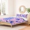 Deny Designs 3pc Full/Queen Jacqueline Maldonado Chinoserie Peacock Blush Duvet and Sham Set - 2 of 4