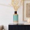 LuxenHome Ocean Ombre 15.35-Inch Tall Stoneware Vase Multicolored - 2 of 4