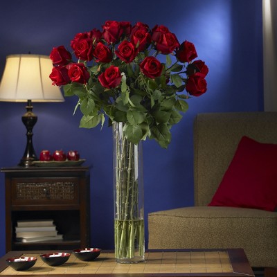 Elegant Rosebud 42" Silk Flower Arrangement with Decorative Vase