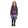 Andy & Evan  Toddler  Girls Multi Colored Crushed Velvet Tiered Dress - 2 of 4