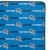 NFL Carolina Panthers Repeat Helmet Wordmark Ultra Soft Blanket - 2 of 2