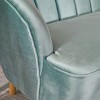 Unholstered Altay Velvet Accent Chair Fabric modern for living room,grey-Christopher Knight Home - 4 of 4