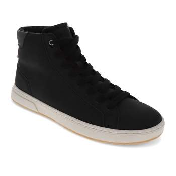 Levi's Mens Caleb Synthetic Leather Lace Up Casual Sneaker Boot