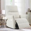 ORRD 360° Swivel Rocker Recliner Chair with Pull Ring - Gray Fabric Glider for Nursery, Living Room & Home Theater - 4 of 4