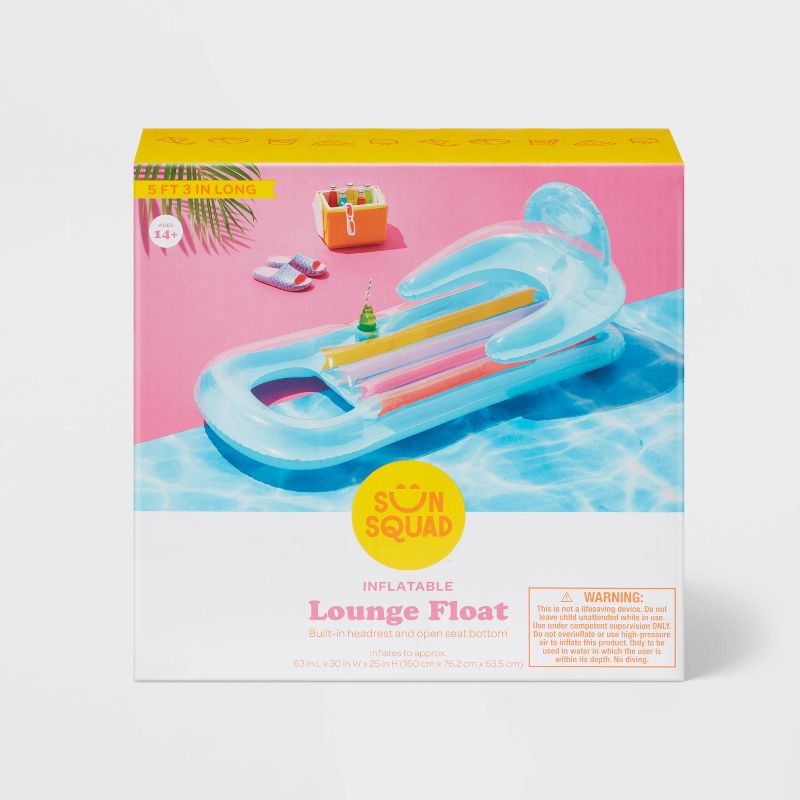 Inflatable Lounge Pool Float- Sun Squad™, 6 of 7