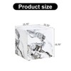 FONTOI Square Coffee Table, Floor Mount Side Table for Living Room Bedroom Office, White, 15.75"*15.75"*15.75" - 3 of 4
