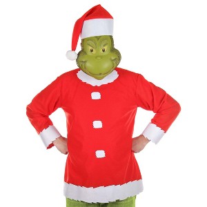 HalloweenCostumes.com Dr. Seuss Grinch Santa Costume Adult - 1 of 4