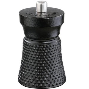 Zassenhaus "Worker" Pepper Mill, cast iron, 4" H x 2.4" dia. - 1 of 2